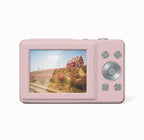 Songdian Pocket Camera 4K 64MP for Photography and Video 16X Zoom-pink