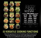 Tower T17141 Elite Pizza Oven with 5 High Temperature Programs, 15 Cooking Functions, Turbo Crisper, 18L, 2000W, Grey & Chrome