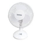 Benross 9" Desk Fan - White, Speed, Dial, Control, Airflow, Cooling, Versatile