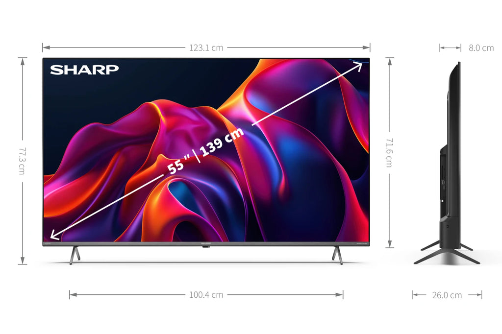 SHARP 50GM6245K 50" 4K Ultra HD Smart TV