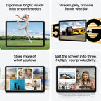 Samsung Galaxy Tab A9+ Android Tablet, 64GB Storage, Large Display, 3D Sound, Graphite, (HK Version)