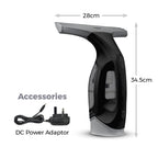Tower T131001PL Cordless Window Vac Cleaner with Rechargeable Battery, 150ml Water Tank, 20W, Platinum