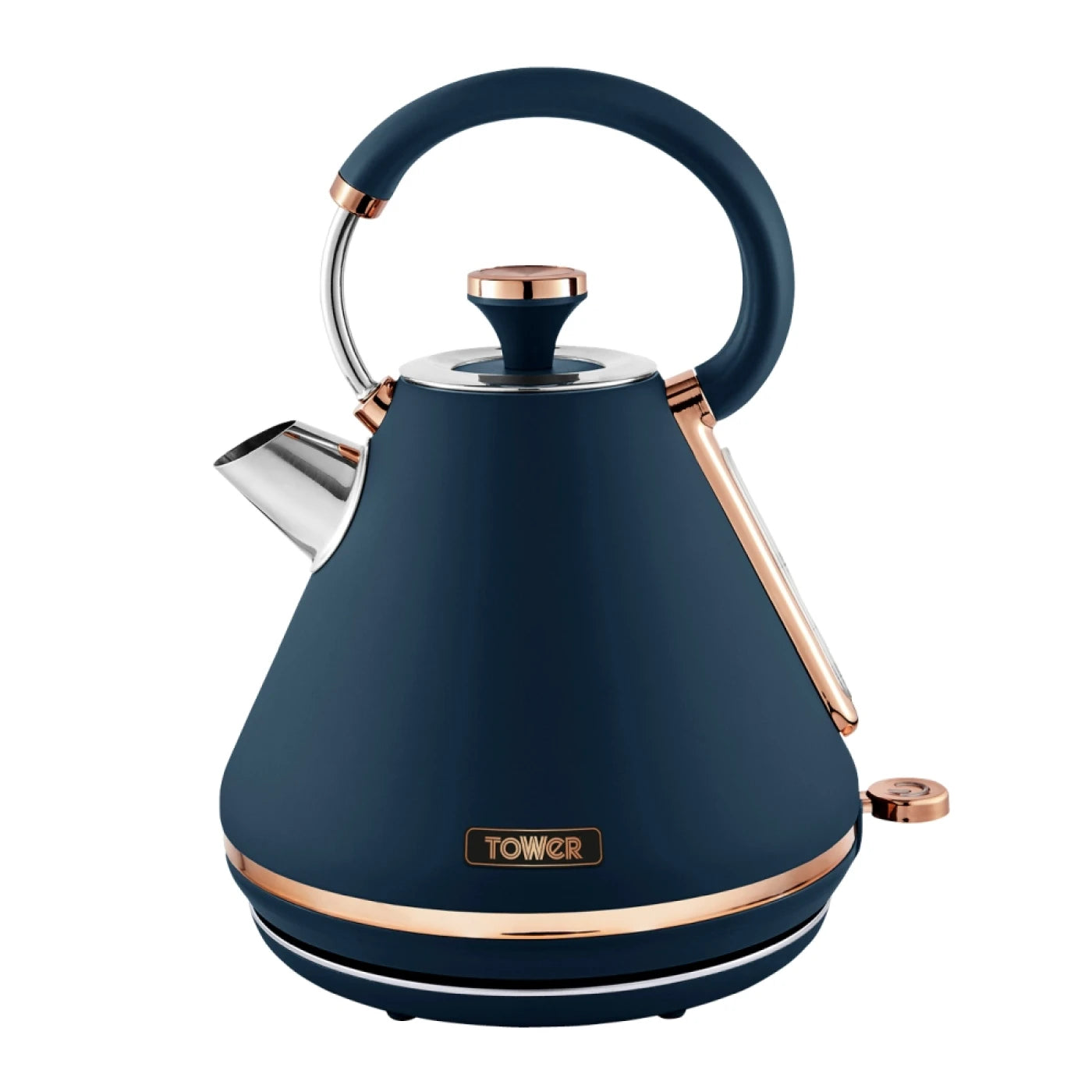 Tower T10044RG Cavaletto Pyramid Kettle with Fast Boil, Detachable Filter, 1.7L, 3000W