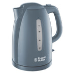Russell Hobbs Textures Kettle, Grey, Fast Heat Up, Stylish - 21274