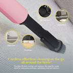 Swan SC15829QOC TV’s Queen of Clean Handheld Cordless Vacuum Cleaner, Lightweight, 2 Speed Settings, Includes 2 in 1 Nozzle, Sofa Brush, and Motorised Pet Tool, 14.8V, Pink
