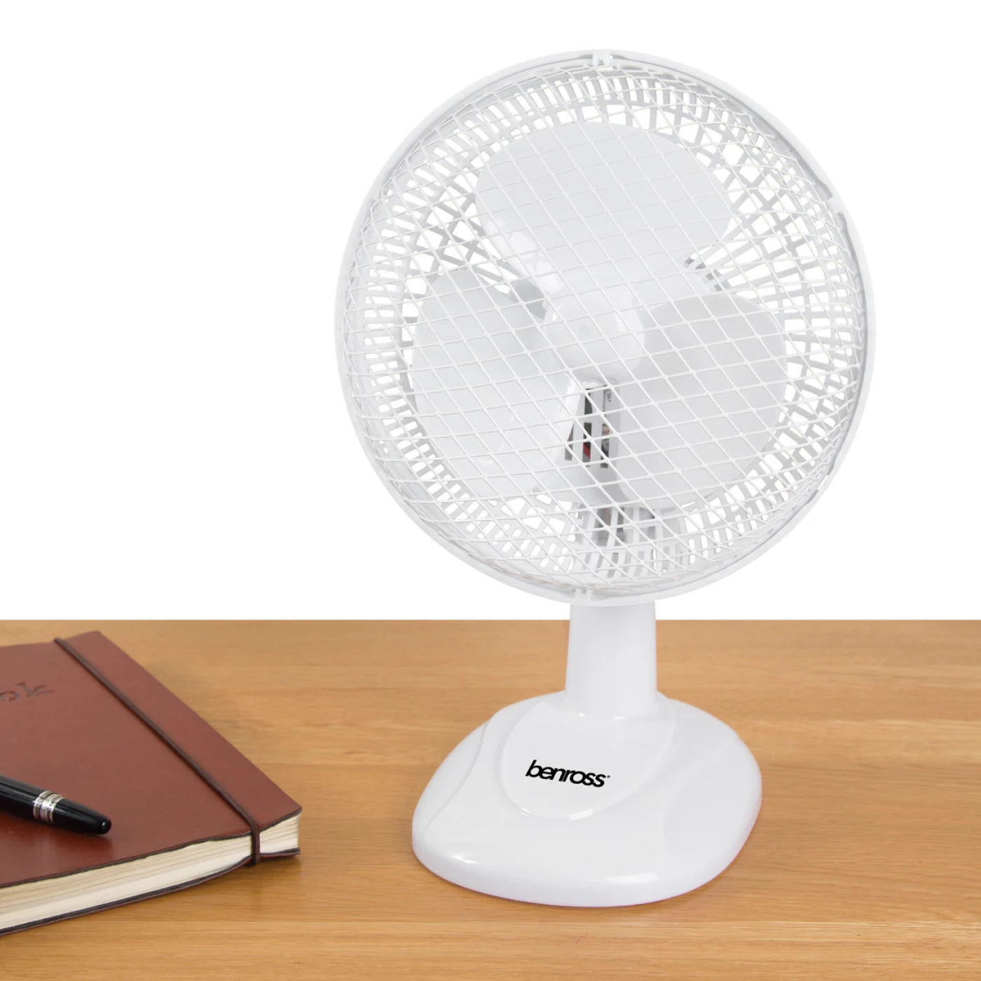 Benross 6" 2 in 1 Desk/Clip Fan Placement, Speeds, Flexible, Tilting, Head, Cooling