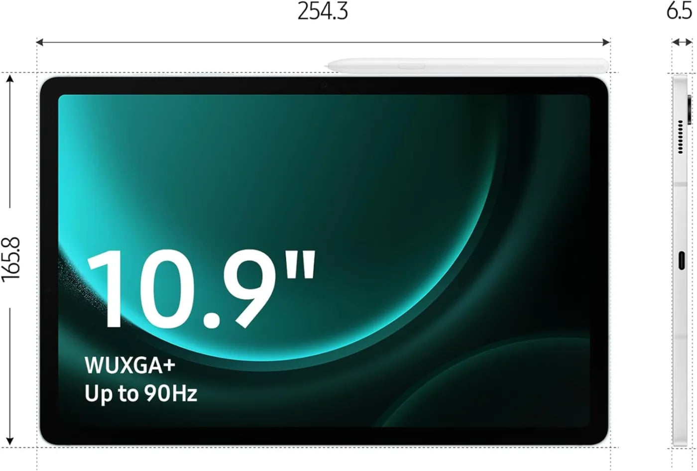 SAMSUNG Galaxy Tab S9 FE 10.9" Tablet - 128GB, (HK Version)