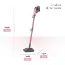Swan SC30131QOC TV’s Queen of Clean 16-in-1 Steam Mop with 3 Steam Settings, 16 Accessories, Detachable Handheld Function and 5M Power Cord, Pink