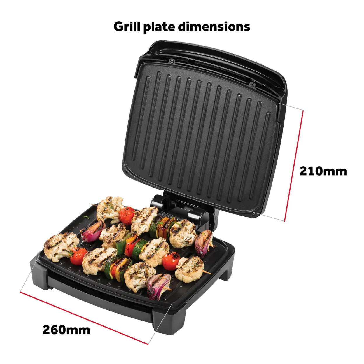 George Foreman Immersa Grill - Medium, Compact, Fast Heat Up, Energy Saving, Multi Functional, Adjustable - 28310