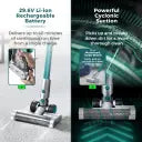 Tower T513011PETS VL80 Cordless 3-in-1 Pole Vacuum Cleaner with Flexi Pole, HEPA 12 Filter & Anti-Tangle Floor Head, 1L Dust Tank, 29.6V Li-ion, Ocean Teal