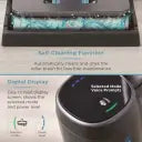 Tower T547003 Aquajet Pro Cordless Wet & Dry Hardfloor Cleaner with One Touch Controls, LED Display Panel, 650ml Clean Water Tank, 550ml Dirty Water Tank, 22.2V, Titanium