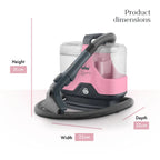 Swan SC18411QOC TV’s Queen of Clean Spot Cleaner with Auto-Stopping Function, Flexible Hose, and Interchangeable Heads, 600W, Pink