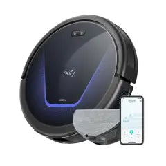 Eufy G50 Hybrid Robot Vacuum and Mop, 4,000 Pa Strong Suction, Dynamic Navigation, Pro-Detangle Comb, Roller Brush, Ideal for Pet Hair, Hard Floors
