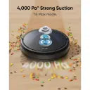 Eufy G50 Hybrid Robot Vacuum and Mop, 4,000 Pa Strong Suction, Dynamic Navigation, Pro-Detangle Comb, Roller Brush, Ideal for Pet Hair, Hard Floors