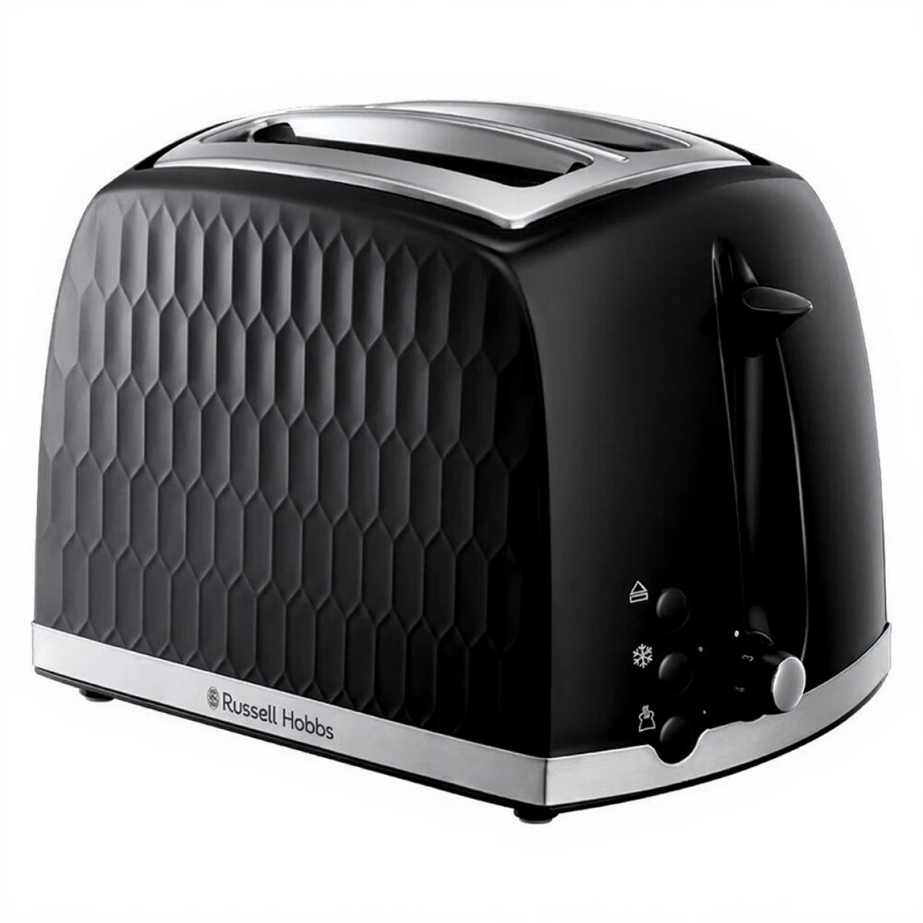 Russell Hobbs Honeycomb 2 slice, Fast Heat Up, Stylish - 26063