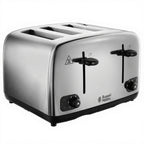 Russell Hobbs Classics 4 slice - Brushed/Polished, Stylish - 24090