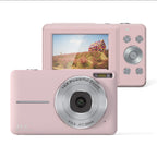 Songdian Pocket Camera 4K 64MP for Photography and Video 16X Zoom-pink
