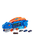 Dinosaur Toy Truck Set with 8 Mini Racing Cars