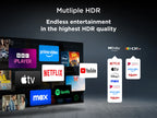 TCL 75T8C 75” QLED 4K Ultra HD, HDR PRO TV, Smart TV Powered by Google TV (Dolby Vision & Atmos, 144Hz Motion Clarity Pro, Voice Control, compatible with Google Assistant, Google Cast)