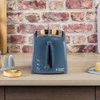 Russell Hobbs Textures 2 slice, Grey, Non Stick, Adjustable