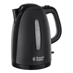 Russell Hobbs Textures Kettle, Black, Fast Heat Up, Stylish