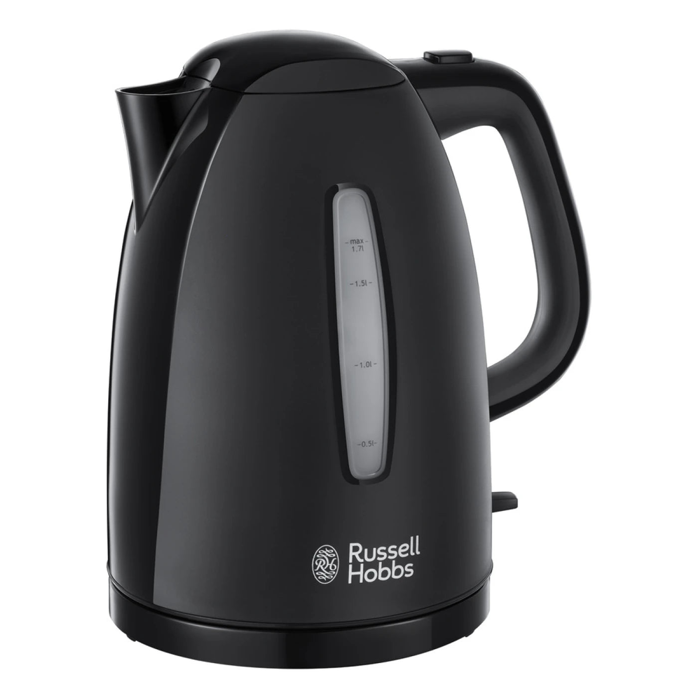 Russell Hobbs Textures Kettle, Black, Fast Heat Up, Stylish
