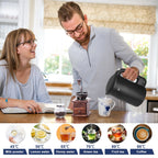 Bear 6 Temperature Settings with 1.7 L Stainless Steel Kettle, 1800-2200 W, Microprocessor Touch Panel, BPA-Free,