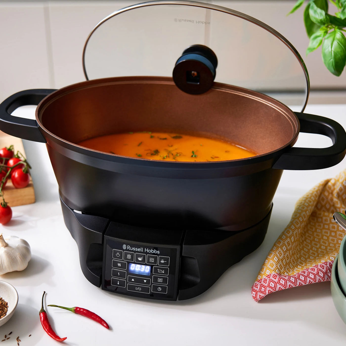 Russell Hobbs Good to Go Multicooker, Energy Saving, Stylish - 28270