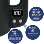 Bear 6 Temperature Settings with 1.7 L Stainless Steel Kettle, 1800-2200 W, Microprocessor Touch Panel, BPA-Free,