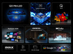 TCL 55C6KS 55” QD-Mini LED TV, 4K HDR Premium, Smart TV Powered by Google TV (Dolby Vision & Atmos, Onkyo 2.1 Sound System, Game Master, Hands-Free Voice Control, compatible with Google Assistant, Apple AirPlay 2 & Alexa)