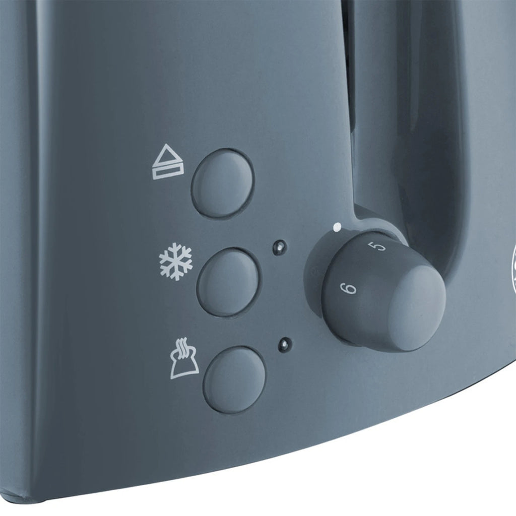 Russell Hobbs Textures 2 slice, Grey, Non Stick, Adjustable