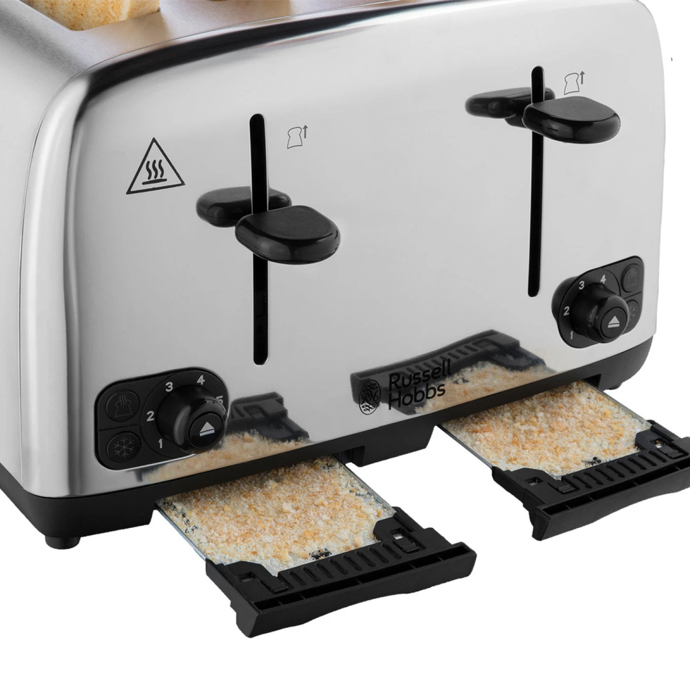 Russell Hobbs Classics 4 slice - Brushed/Polished, Stylish - 24090