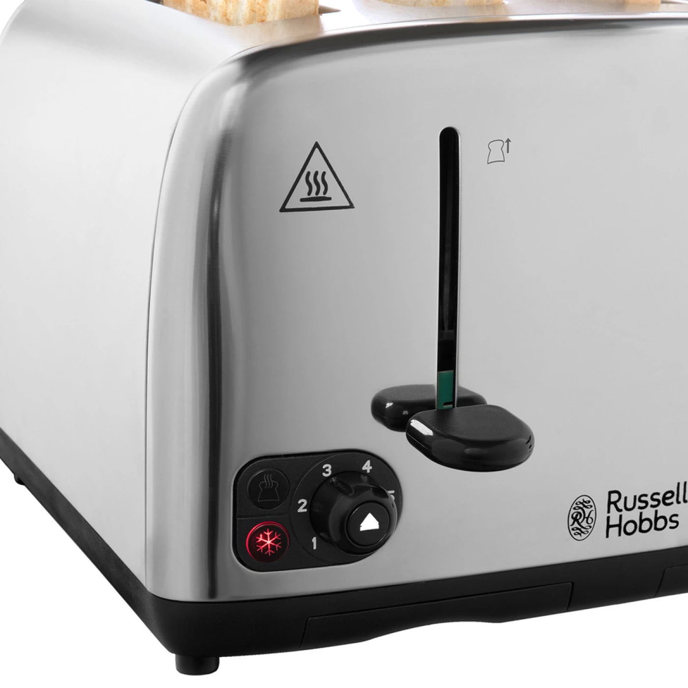 Russell Hobbs Classics 4 slice - Brushed/Polished, Stylish - 24090
