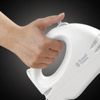 Russell Hobbs Food Collection Hand Mixer, Non Stick, Compact, Fast Heat Up, Adjustable