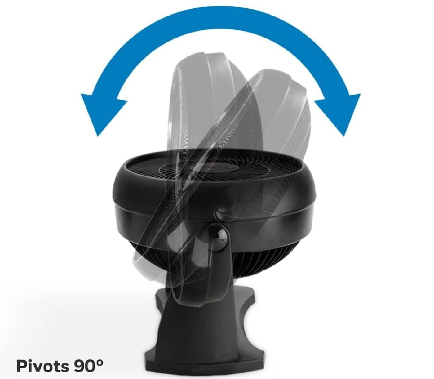 Honeywell Turbo Force Power Fan, (Quiet Operation Cooling, 90° Variable Tilt, 3 Speed Settings, Wall Mount Feature, Table Fan)