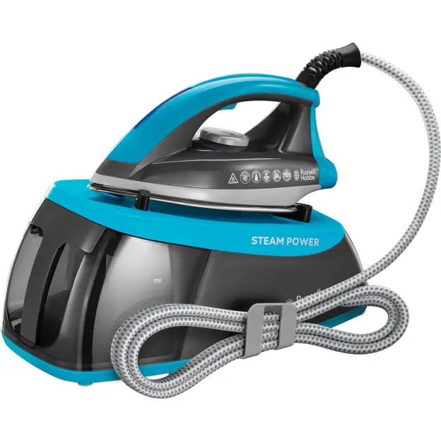 Russell Hobbs SteamPower Aqua, 4.5 Bar, 1.3L, 90g steam output, Non Stick, Compact, Fast Heat Up, Stylish - 24510