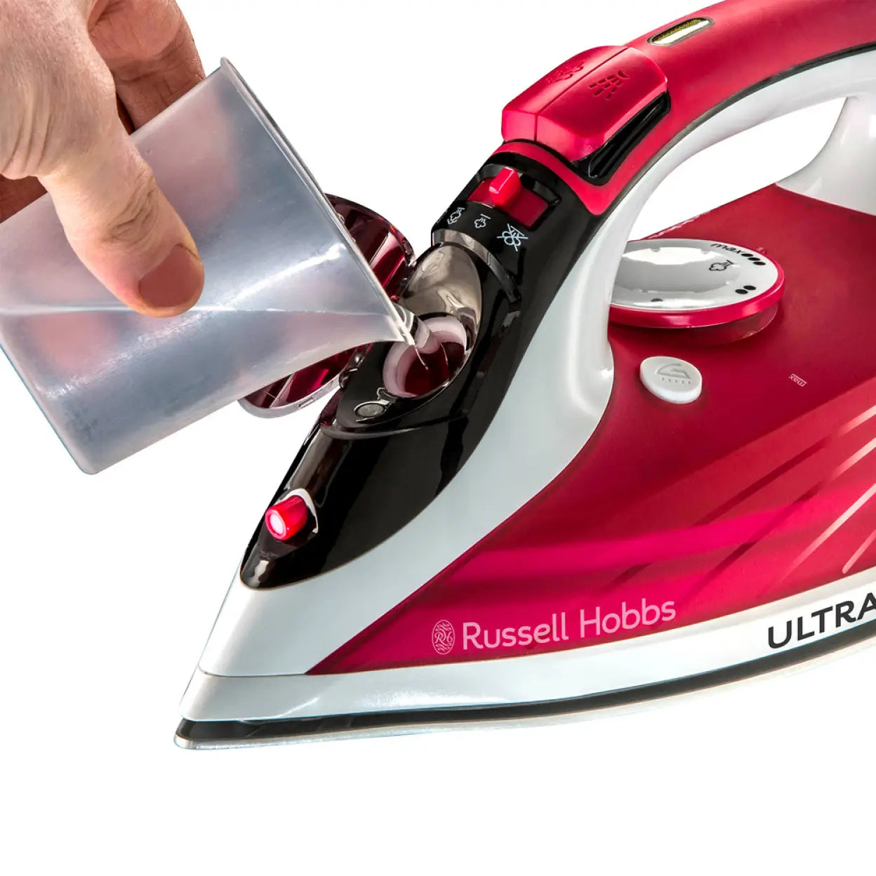 Russell Hobbs Ultra Steam Pro, 2600, Cer, 45/155, 3m, Non Stick, Fast Heat Up, Stylish - 23990