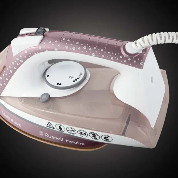 Russell Hobbs Pearl Glide Rose 2600, Cer, 40/150,AC, 2m, Non Stick, Stylish - 23972