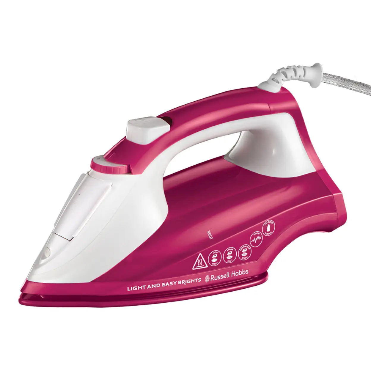Russell Hobbs Light & Easy Brights 2400 - Berry, Fast Heat Up, Stylish - 26480