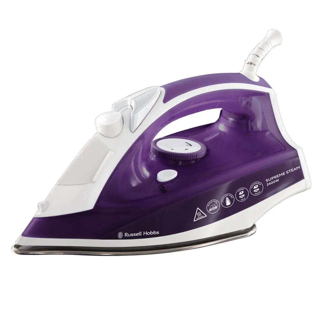 Russell Hobbs Supremesteam 2400,SS,40/110,2m - Purple, Fast Heat Up - 23060