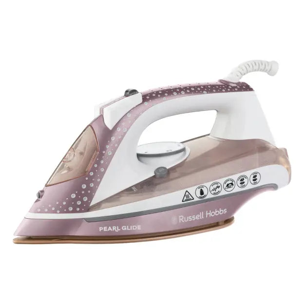 Russell Hobbs Pearl Glide Rose 2600, Cer, 40/150,AC, 2m, Non Stick, Stylish - 23972