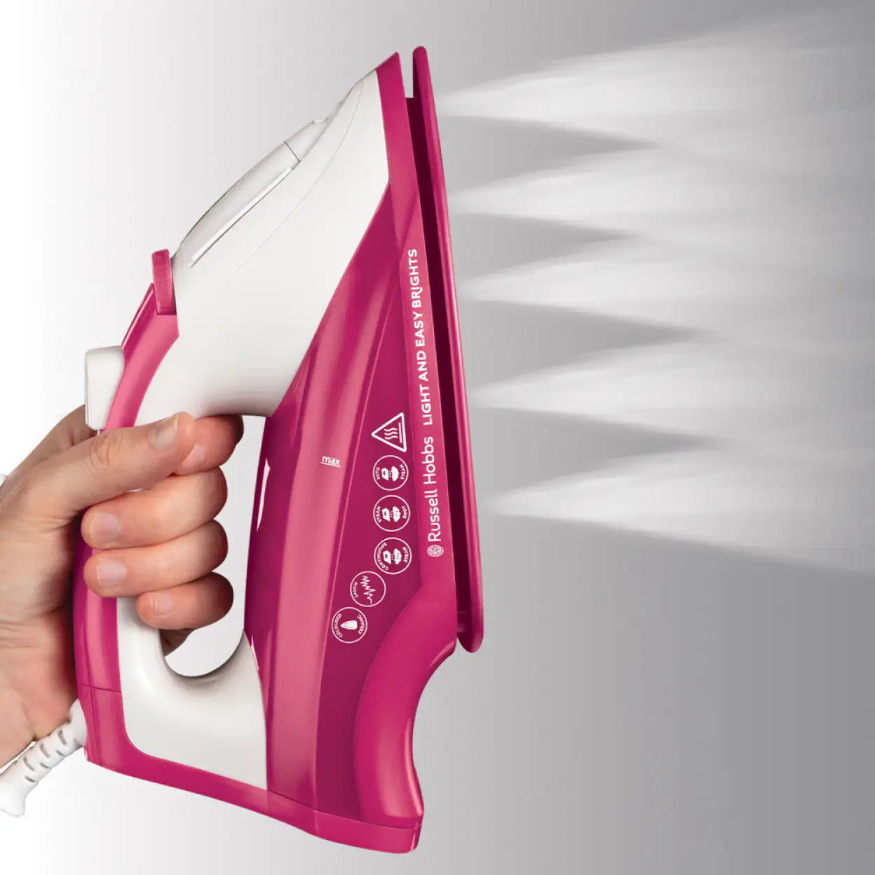 Russell Hobbs Light & Easy Brights 2400 - Berry, Fast Heat Up, Stylish - 26480