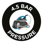 Russell Hobbs SteamPower Aqua, 4.5 Bar, 1.3L, 90g steam output, Non Stick, Compact, Fast Heat Up, Stylish - 24510